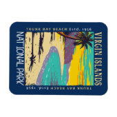 Maagdeneilanden Nationale Park Trunk Bay - Verstoo Magneet (Horizontaal)