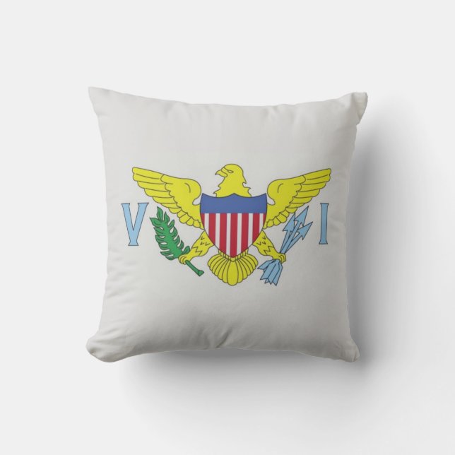 Maagdeneilanden Pillow Kussen (Voorkant)