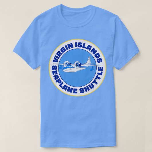 Maagdeneilanden Seaplane Shuttle T-shirt (Design voorkant)