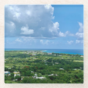 Maagdeneilanden St. Croix Sandy Point USVI Glazen Onderzetter