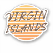 Maagdeneilanden Sticker (Voorkant)