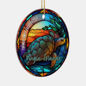 Maagdeneilanden Vakantie Souvenir Keramisch Ornament (Rechts)