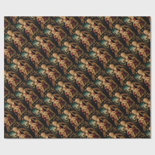 Maagdenkind onder Apple Tree Cranach Cadeaupapier (Vlak)