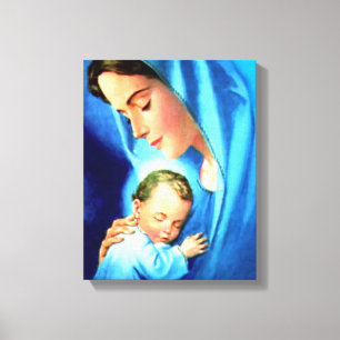 Maagdenmaagd Maria zonder Baby Jezus Canvas Afdruk