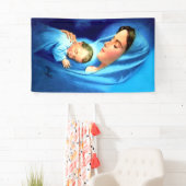 Maagdenmaagd Maria zonder Baby Jezus Spandoek (Insitu)