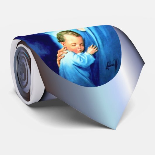 Maagdenmaagd Maria zonder Baby Jezus Stropdas (Opgerold)