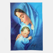 Maagdenmaagd Maria zonder Baby Jezus Theedoek (Verticaal)