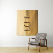 Maagdenmist in zonnescherm wandkleed (In situ)