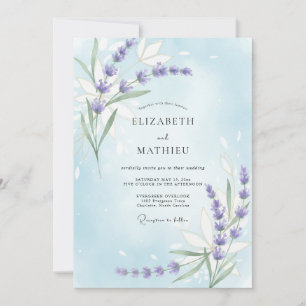 Maagdenpalm Sering Tak Eucalyptus Bruiloft Kaart