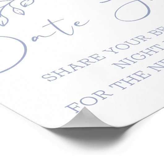 Maagdenpalmbloemen Date Night Poster (Hoek)