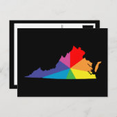 maagginia-kleurburst briefkaart (Voorkant / Achterkant)