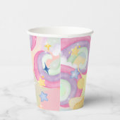 Maaggisch caticorn verjaardagsbekertje papieren bekers (Rechts)