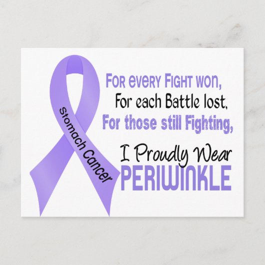 Maagkanker I Periwinkle 1 Briefkaart (Voorkant)