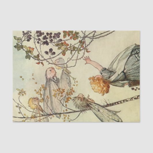 “Maai de wind” van A Duncan Carse Tissuepapier (Voorkant)