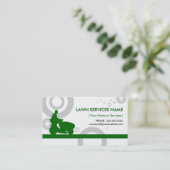 maaien van groene ringen visitekaartje (Staand voorkant)