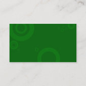 maaien van groene ringen visitekaartje (Achterkant)