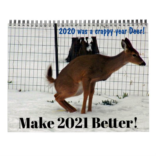 Maak 2021Better Deer Kalender (Achterkant)