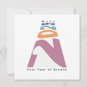 Maak 2025 jouw jaar van groei kaart (Achterkant)