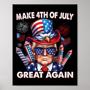 Maak 4 juli weer geweldig 4 juli Trump 4 juli Ju Poster