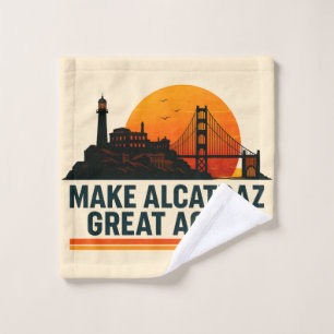 Maak Alcatraz weer geweldig grappig Washandje