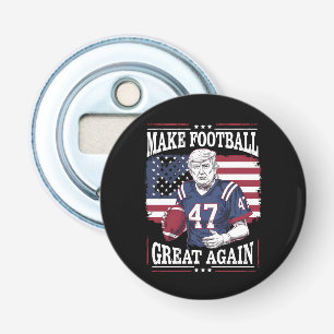 Maak American Football Groot Opnieuw Vintage USA V Button Flesopener