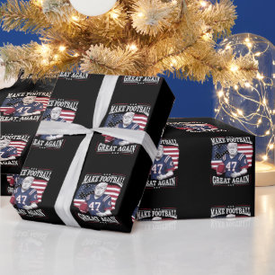 Maak American Football Groot Opnieuw Vintage USA V Cadeaupapier