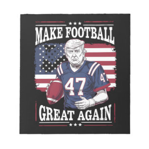 Maak American Football Groot Opnieuw Vintage USA V Notitieblok