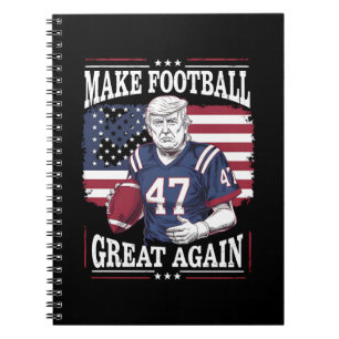 Maak American Football Groot Opnieuw Vintage USA V Notitieboek