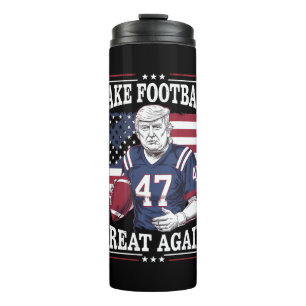 Maak American Football Groot Opnieuw Vintage USA V Thermosbeker