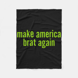 Maak Amerika Brat Weer Kamala 2024 Trump Parodie M Fleece Deken