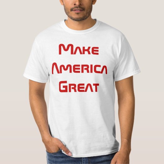 Maak Amerika geweldig T-shirt (Voorkant)