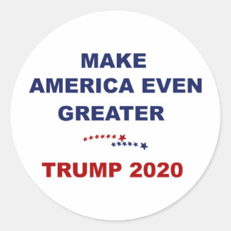 Maak Amerika nog groter Trump 2020 Ronde Sticker