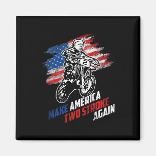 Maak Amerika Twee Takt Weer Motorrijder Voor Trump Magneet