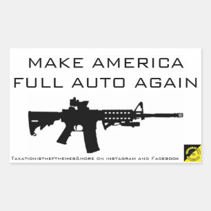 MAAK AMERIKA VOLLEDIGE AUTO OPNIEUW STICKER