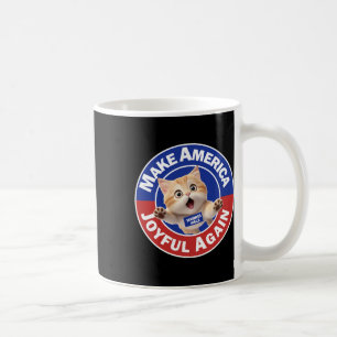 Maak Amerika weer blij Harris Wall 2024 Cat Lad Koffiemok