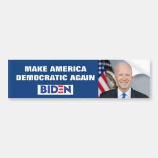 MAAK AMERIKA WEER DEMOCRATISCH BUMPERSTICKER