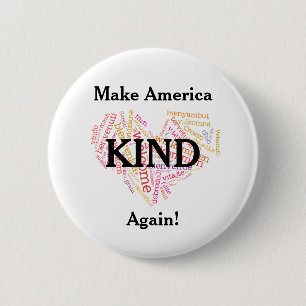 Maak Amerika weer een soort van. Anti-trump Ronde Button 5,7 Cm