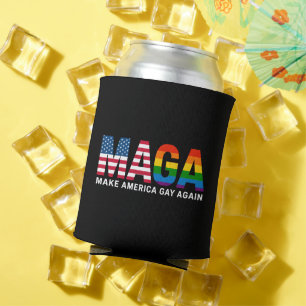 Maak Amerika weer gay Gay Pride 2025 LGBTQ+ Blikjeskoeler