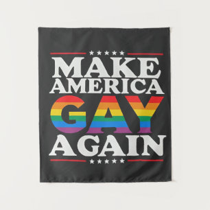 Maak Amerika weer gay LGBT Pride Month  Wandkleed