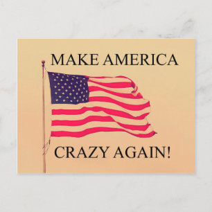 Maak Amerika weer gek! Briefkaart