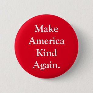 "Maak Amerika weer gek" Rode politieke knul Ronde Button 5,7 Cm