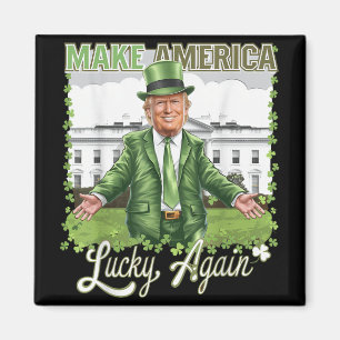 Maak Amerika weer gelukkig Grappig Trump 2025 St P Magneet