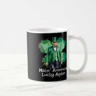 Maak Amerika weer gelukkig Patricks Day Grappig Tr Koffiemok