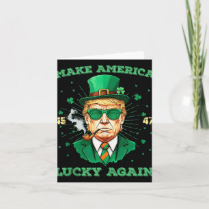 Maak Amerika weer gelukkig St. Patricks Day 2025 G Kaart