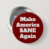 Maak Amerika weer gezond 2024 verkiezingen Ronde Button 7,6 Cm (Voorkant /achterkant)