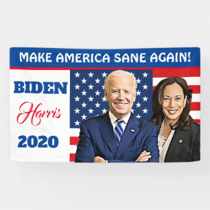 Maak Amerika weer gezond Biden en Harris 2020 Spandoek