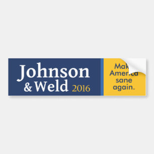 Maak Amerika weer gezond. Bumpersticker