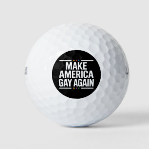 Maak Amerika weer grappig homoseksueel Pride maand Golfballen