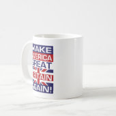 Maak Amerika weer Groot-Brittannië! Koffiemok (Voorkant links)