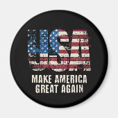 Maak Amerika weer groot Sticker Magneet (Voorkant)